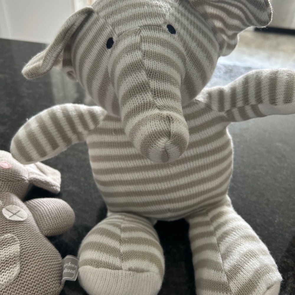 NWT LITTLE TOASTIES microwaveable stuffed elephant